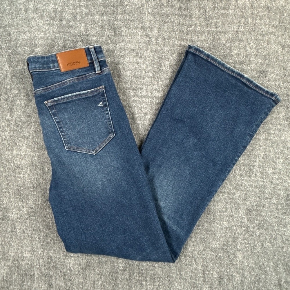Altar'd State Flare Jeans Womens 31 Medium Wash High Rise Stretch Denim